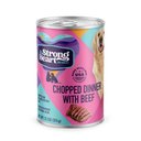 A Strong Heart Chopped Dinner with Beef Wet Dog Food, 13.2-oz can, case of 12
