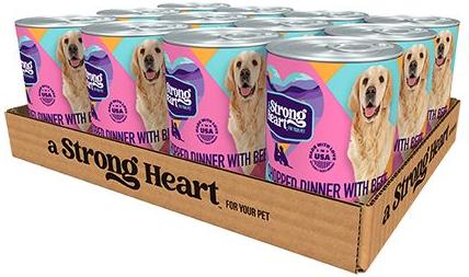 Show full view: A Strong Heart Chopped Dinner with Beef Wet Dog Food, 13.2-oz can, case of 12 slide 4 of 8