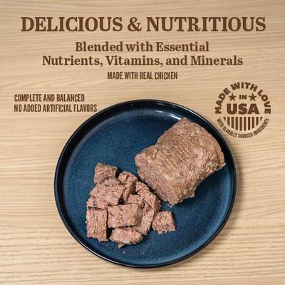 Show full view: A Strong Heart Chopped Chicken Dinner Wet Dog Food, 13.2-oz can, case of 12 slide 5 of 8