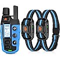 GroovyPets 1100 Yard Remote Two Dog Training Shock Dog Collar