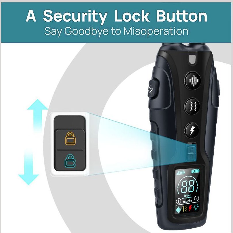 GROOVYPETS 1100 Yard Remote Two Dog Training Collar System