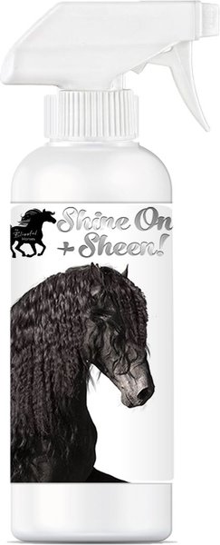 THE BLISSFUL DOG Shine-On+Sheen Horse Coat Spray, 16-oz bottle 