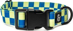Lucy & Co. The Have a Nice Day Polyester Dog Collar, Blue, Small: 8 to 14-in neck, 1/2-in wide slide 1 of 4