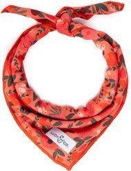 Lucy & Co. The Posy Pink Dog Bandana, Pink, Small