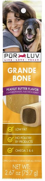 pur luv grande bones peanut butter