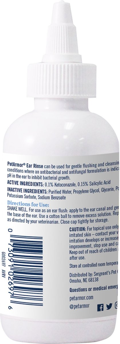 Petarmor antibacterial clearance and antifungal shampoo