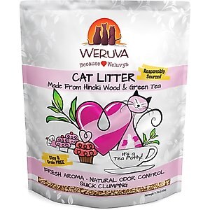 Weruva Classic Fresh Scented Clumping Wood Cat Litter, 11.7-lb bag