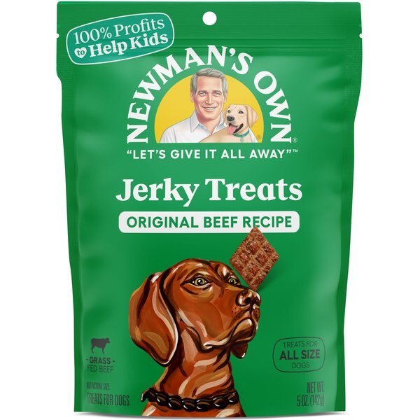 Newman's Own Beef Jerky Holiday Dog Treats, 5-oz bag