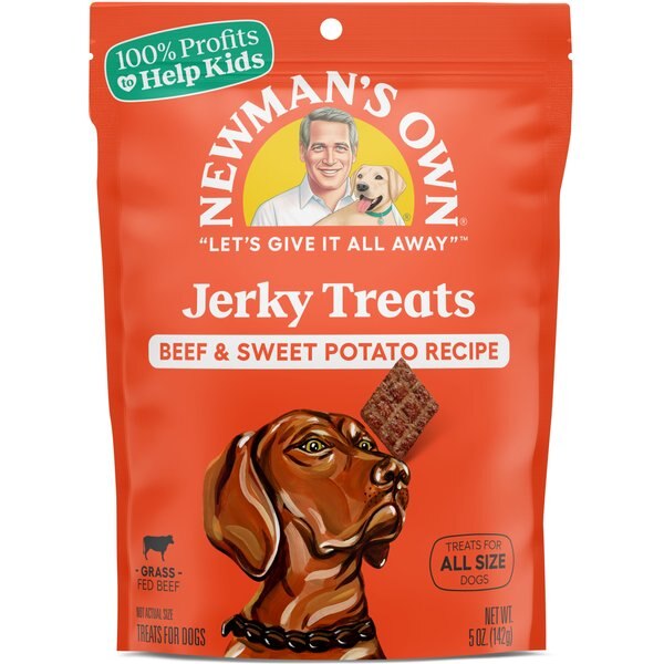 Newman's Own Beef Jerky Beef & Sweet Potato Recipe Dog Treats