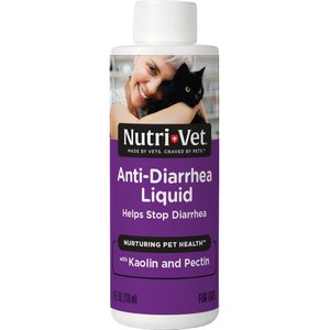 Nutri-Vet Medication for Diarrhea for Cats, 4-oz bottle