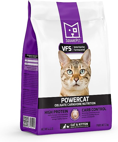 SquarePet VFS PowerCat Turkey & Chicken High Protein Dry Cat Food product image