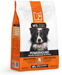SquarePet VFS PowerHound Turkey & Chicken High Protein Dry Dog Food, 4.4-lb bag
