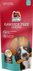 Country Kitchen Chicken Rawhide-Free Dog Chew Treats, Large, 2 count
