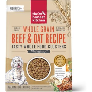 The Honest Kitchen Whole Food Clusters Whole Grain Beef & Oat Dry Dog Food, 5-lb bag