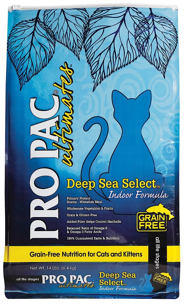 PRO PAC Ultimates Deep Sea Select Whitefish GrainFree Indoor Dry Cat