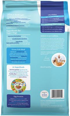 Show full view: Solid Gold Wolf Cub Bison & Oatmeal Puppy Formula Dry Dog Food, 24-lb bag slide 3 of 10