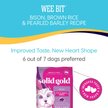 Show in main carousel: Solid Gold Wee Bit Bison & Brown Rice Recipe with Pearled Barley Small Breed Dry Dog Food, 12-lb bag slide 6 of 11