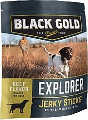 Black Gold Beef & Pepperoni Flavor Jerky Dog Treats, 25-oz bag
