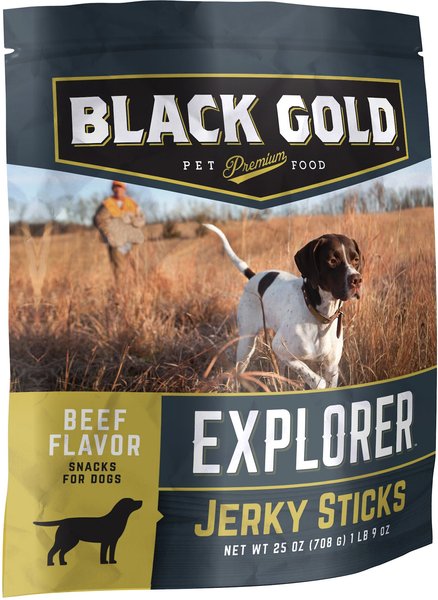 Black Gold Beef & Pepperoni Flavor Jerky Dog Treats, 25-oz bag slide 1 of 1