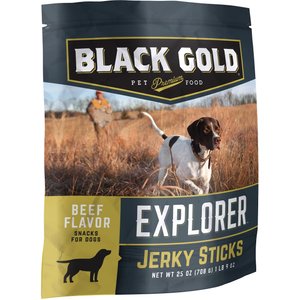Black Gold Beef & Pepperoni Flavor Jerky Dog Treats, 25-oz bag
