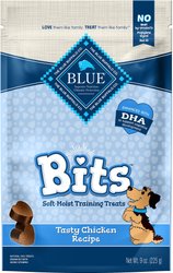 Blue Buffalo Blue Bits Tasty Chicken Recipe Soft-Moist Training Dog Treats