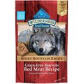 Blue Buffalo Wilderness Rocky Mountain Grain-Free Red Meat Recipe Biscuits Dog Treats, 8-oz bag