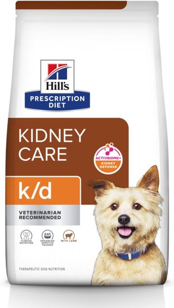 Hill's Prescription Diet k/d Kidney Care with Lamb Dry Dog Food, 8.5-lb bag slide 1 of 11