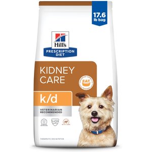 HILL'S PRESCRIPTION DIET k/d Kidney Care with Lamb Dry Dog Food, 17.6 ...