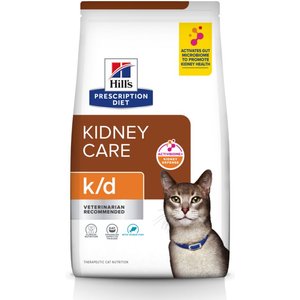 Hill's Prescription Diet k/d Kidney Care with Ocean Fish Dry Cat Food, 8.5-lb bag