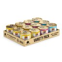 Weruva Holy Chicken Mackerel Variety Pack Grain-Free Canned Cat Food, 10-oz, case of 12