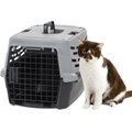 IRIS Front & Top Access Dog & Cat Travel Carrier, Black, Small: 23-in