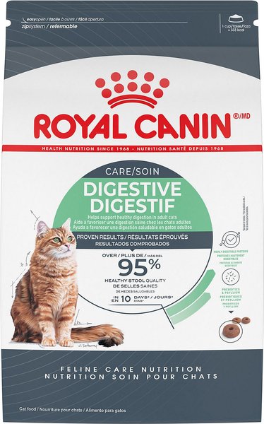 Royal Canin Feline Care Nutrition Digestive Care Dry Cat Food, 6-lb bag slide 1 of 7