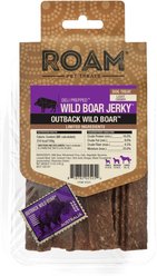 Roam Wild Boar Jerky Outback Dog Treat, 5-oz tray