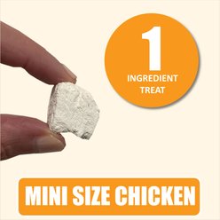 Whole Life Mini One's Chicken Freeze-Dried Dog Treats, 4-oz bag slide 2 of 7