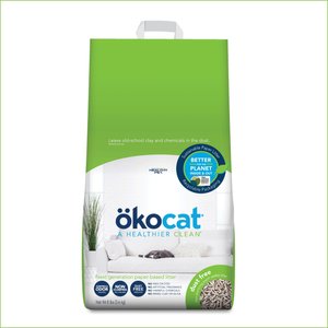 Okocat Dust-Free Unscented Non-Clumping Paper Pellet Cat Litter, 8-lb bag