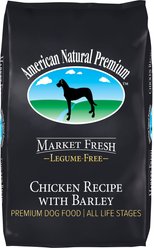 American Natural Premium Market Fresh Legume Free Chicken Recipe with Barley Dog Dry Food, 4-lb bag