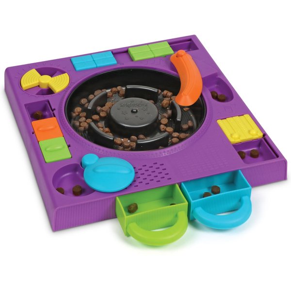 Outward Hound Rumble Puzzle Interactive Ball Puzzle & Treat Maze Dog Toy,  Medium