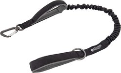 Leashboss Tactical Two Handle Dog Leash, Black, 3-ft