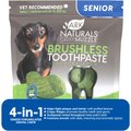 Ark Naturals Gray Muzzle Brushless Toothpaste Small/Medium Senior Dental Dog Treats, 4-oz bag, Count Varies