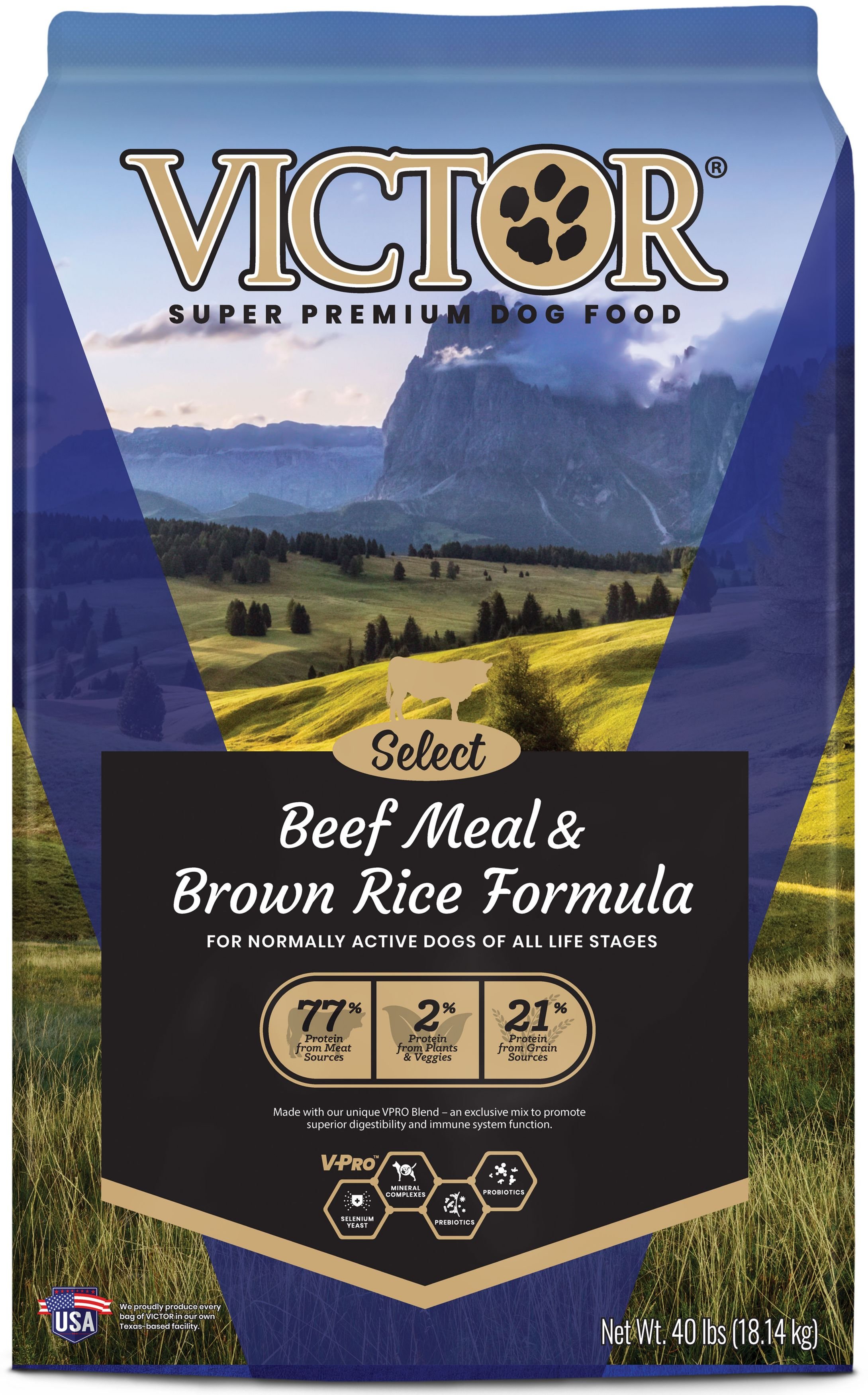 VICTOR Select Beef Meal & Brown Rice Dry Dog Food Customer Questions