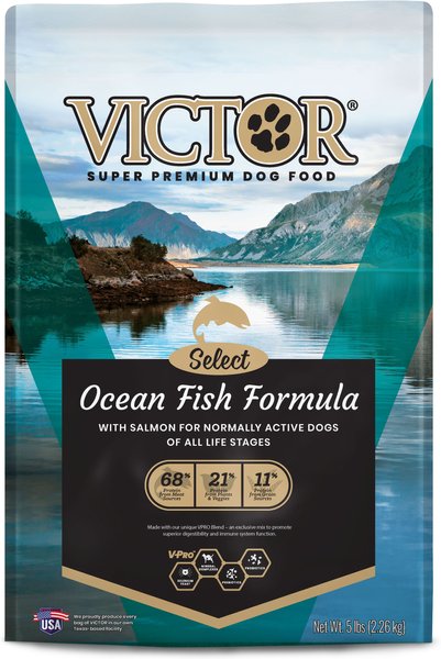 VICTOR Select Ocean Fish Formula Dry Dog Food, 5-lb bag slide 1 of 9
