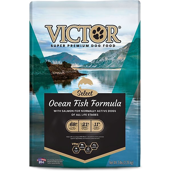 VICTOR Select Ocean Fish Formula Dry Dog Food, 5lb bag