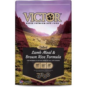 VICTOR Select Lamb Meal & Brown Rice Dry Dog Food, 5-lb bag