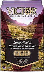 VICTOR Select Lamb Meal & Brown Rice Dry Dog Food, 40-lb bag