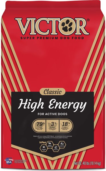 VICTOR Classic High Energy Formula Dry Dog Food, 40-lb bag slide 1 of 9