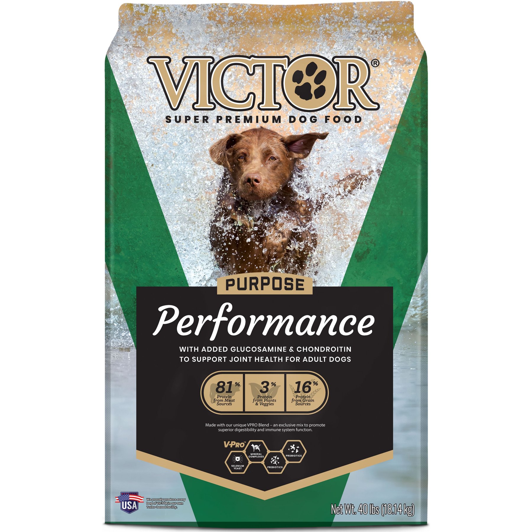 Victor performance with store glucosamine