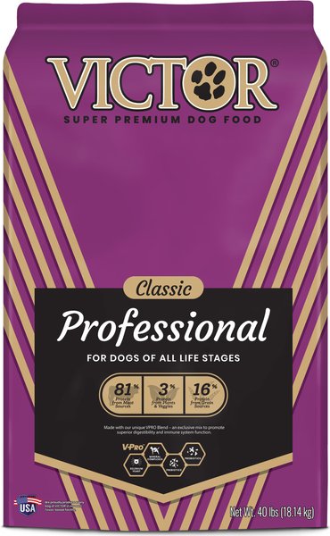 VICTOR Classic Professional Formula Dry Dog Food, 40-lb bag slide 1 of 9
