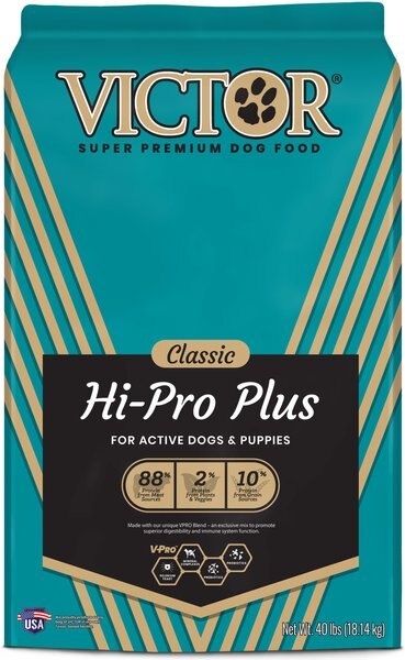 VICTOR Classic Hi-Pro Plus Formula Dry Dog Food, 40-lb bag slide 1 of 9