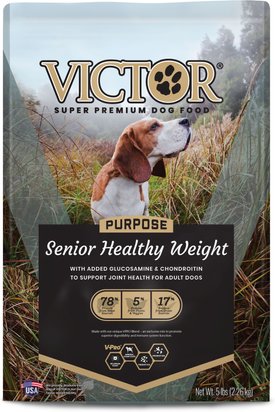 VICTOR Purpose Senior Healthy Weight Dry Dog Food 5 lb bag