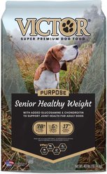 VICTOR Purpose Senior Healthy Weight Dry Dog Food, 40-lb bag slide 1 of 8